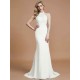 Mermaid Gorgeous Sleeveless Scoop Chiffon Bridesmaid Dresses