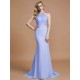 Mermaid Gorgeous Sleeveless Scoop Chiffon Bridesmaid Dresses