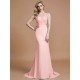 Mermaid Gorgeous Sleeveless Scoop Chiffon Bridesmaid Dresses