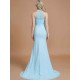 Mermaid Gorgeous Sleeveless Scoop Chiffon Bridesmaid Dresses