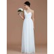 Classy Sleeveless One Shoulders Ruched Chiffon Bridesmaid Dresses