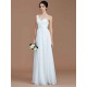Classy Sleeveless One Shoulders Ruched Chiffon Bridesmaid Dresses