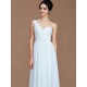 Classy Sleeveless One Shoulders Ruched Chiffon Bridesmaid Dresses