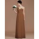 Classy Sleeveless One Shoulders Ruched Chiffon Bridesmaid Dresses