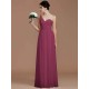 Classy Sleeveless One Shoulders Ruched Chiffon Bridesmaid Dresses