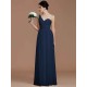 Classy Sleeveless One Shoulders Ruched Chiffon Bridesmaid Dresses