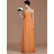 Classy Sleeveless One Shoulders Ruched Chiffon Bridesmaid Dresses