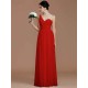Classy Sleeveless One Shoulders Ruched Chiffon Bridesmaid Dresses