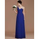 Classy Sleeveless One Shoulders Ruched Chiffon Bridesmaid Dresses