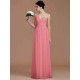 Classy Sleeveless One Shoulders Ruched Chiffon Bridesmaid Dresses