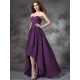 Gorgeous Sweetheart Ruffles Sleeveless High Low Chiffon Bridesmaid Dresses