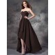 Gorgeous Sweetheart Ruffles Sleeveless High Low Chiffon Bridesmaid Dresses