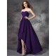 Gorgeous Sweetheart Ruffles Sleeveless High Low Chiffon Bridesmaid Dresses