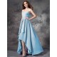 Gorgeous Sweetheart Ruffles Sleeveless High Low Chiffon Bridesmaid Dresses