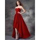 Gorgeous Sweetheart Ruffles Sleeveless High Low Chiffon Bridesmaid Dresses