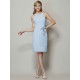 Chic Sleeveless Short Chiffon Bridesmaid Dresses