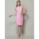Chic Sleeveless Short Chiffon Bridesmaid Dresses