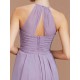Charming Halter Sleeveless Ruched Short/Mini Chiffon Bridesmaid Dresses