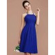Charming Halter Sleeveless Ruched Short/Mini Chiffon Bridesmaid Dresses