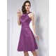 Chic Sleeveless Pleats Short Bridesmaid Dresses