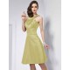 Chic Sleeveless Pleats Short Bridesmaid Dresses