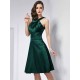 Chic Sleeveless Pleats Short Bridesmaid Dresses