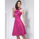 Chic Sleeveless Pleats Short Bridesmaid Dresses