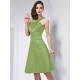 Chic Sleeveless Pleats Short Bridesmaid Dresses