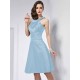 Chic Sleeveless Pleats Short Bridesmaid Dresses