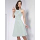 Chic Sleeveless Pleats Short Bridesmaid Dresses