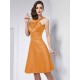 Chic Sleeveless Pleats Short Bridesmaid Dresses
