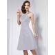 Chic Sleeveless Pleats Short Bridesmaid Dresses