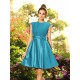Charming High Neck Bowknot Sleeveless Short Satin Bridesmaid Dresses