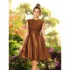 Charming High Neck Bowknot Sleeveless Short Satin Bridesmaid Dresses