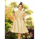 Charming High Neck Bowknot Sleeveless Short Satin Bridesmaid Dresses