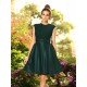Charming High Neck Bowknot Sleeveless Short Satin Bridesmaid Dresses