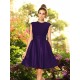Charming High Neck Bowknot Sleeveless Short Satin Bridesmaid Dresses