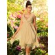 V-Neck Elegant Ruffles Sleeveless Short Chiffon Bridesmaid Dresses