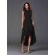 Chic Sash/Ribbon/Belt Sleeveless High Low Chiffon Bridesmaid Dresses
