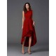 Chic Sash/Ribbon/Belt Sleeveless High Low Chiffon Bridesmaid Dresses