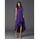 Chic Sash/Ribbon/Belt Sleeveless High Low Chiffon Bridesmaid Dresses