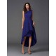 Chic Sash/Ribbon/Belt Sleeveless High Low Chiffon Bridesmaid Dresses