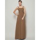 Charming Straps Sleeveless Pleats Long Chiffon Bridesmaid Dresses