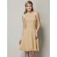 Classy Sleeveless One Shoulders Ruched Short Chiffon Bridesmaid Dresses