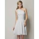 Classy Sleeveless One Shoulders Ruched Short Chiffon Bridesmaid Dresses