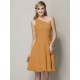 Classy Sleeveless One Shoulders Ruched Short Chiffon Bridesmaid Dresses