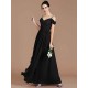 Charming Off-the-Shoulder Sleeveless Ruched Chiffon Bridesmaid Dresses