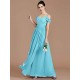 Charming Off-the-Shoulder Sleeveless Ruched Chiffon Bridesmaid Dresses