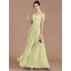 Charming Off-the-Shoulder Sleeveless Ruched Chiffon Bridesmaid Dresses