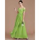 Charming Off-the-Shoulder Sleeveless Ruched Chiffon Bridesmaid Dresses